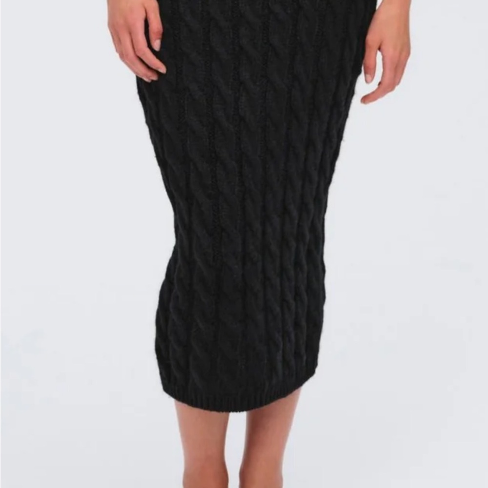 For Love & Lemons Lise Knit midi Skirt brand new with tags